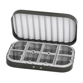 Aluminium box 8 compartments - Grey